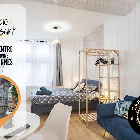 Apartment Studio Vauluisant - Elegant Et Calme - Hypercentre Troyes